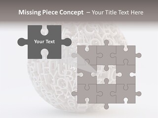Globe Learn Uppercase PowerPoint Template