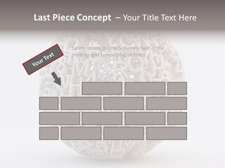 Globe Learn Uppercase PowerPoint Template