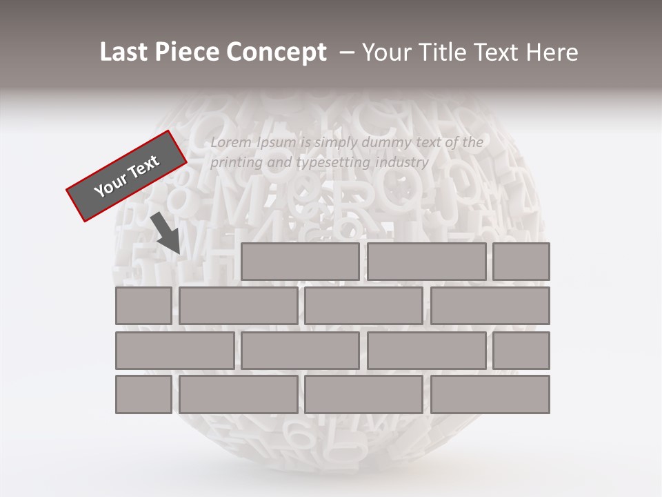 Globe Learn Uppercase PowerPoint Template