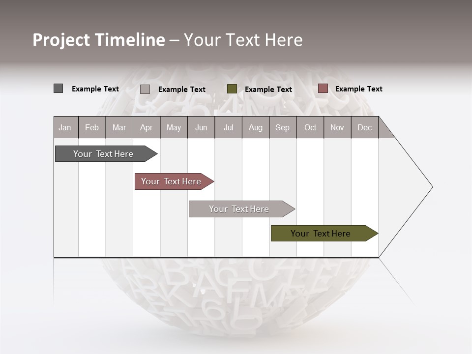 Globe Learn Uppercase PowerPoint Template