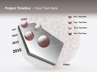 Globe Learn Uppercase PowerPoint Template