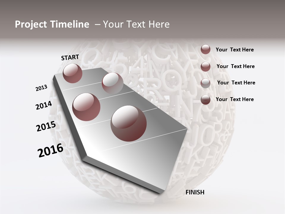 Globe Learn Uppercase PowerPoint Template