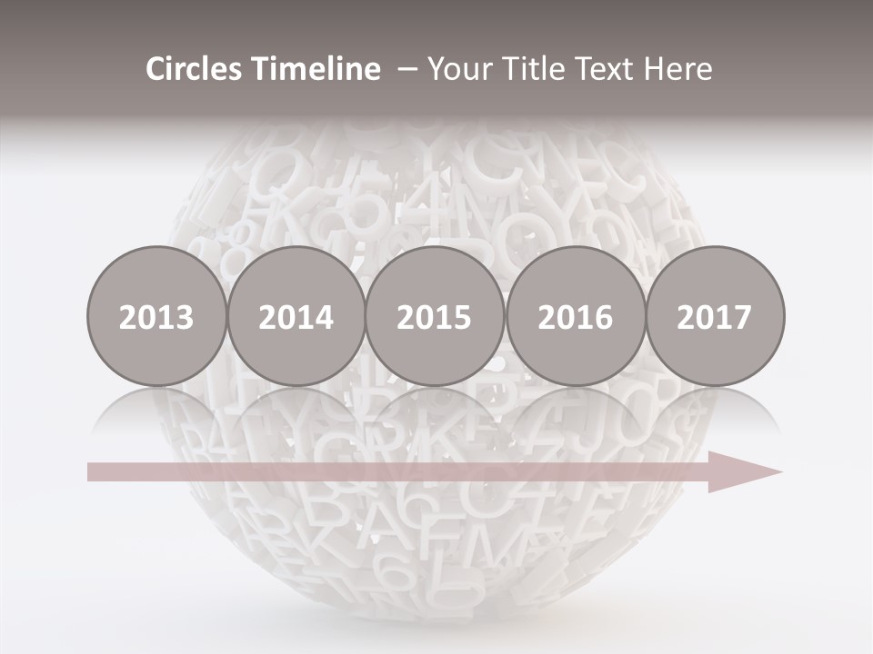 Globe Learn Uppercase PowerPoint Template