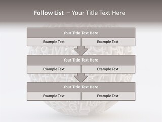 Globe Learn Uppercase PowerPoint Template