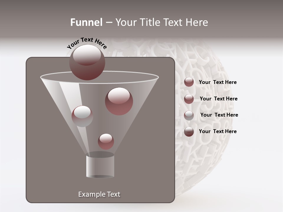 Globe Learn Uppercase PowerPoint Template