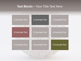 Globe Learn Uppercase PowerPoint Template