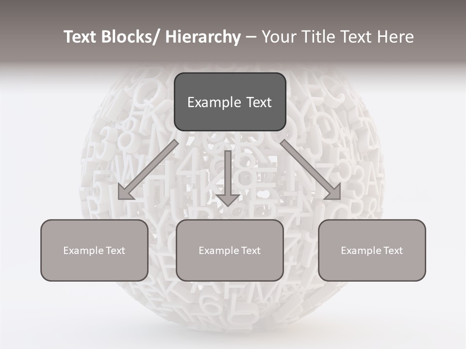 Globe Learn Uppercase PowerPoint Template