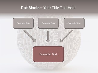 Globe Learn Uppercase PowerPoint Template
