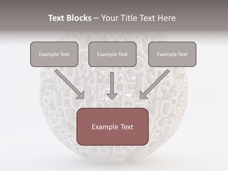 Globe Learn Uppercase PowerPoint Template