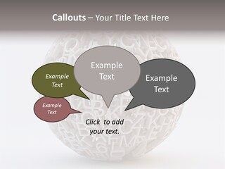 Globe Learn Uppercase PowerPoint Template