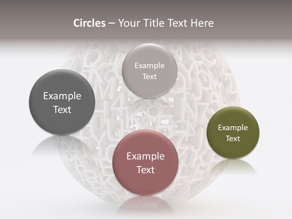 Globe Learn Uppercase PowerPoint Template