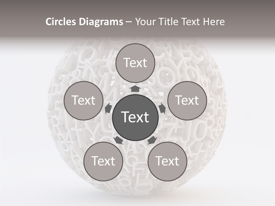 Globe Learn Uppercase PowerPoint Template