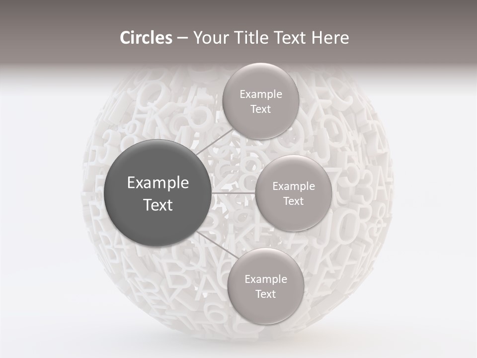 Globe Learn Uppercase PowerPoint Template