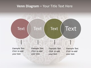 Globe Learn Uppercase PowerPoint Template
