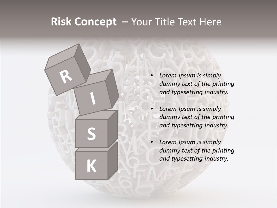 Globe Learn Uppercase PowerPoint Template