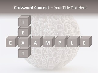 Globe Learn Uppercase PowerPoint Template