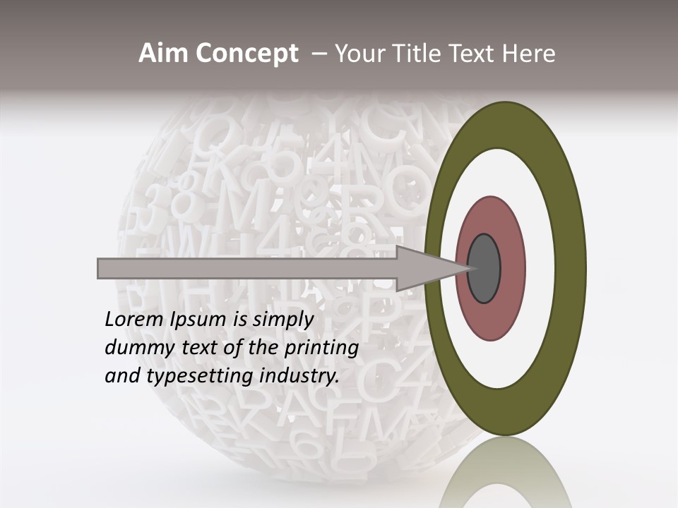 Globe Learn Uppercase PowerPoint Template