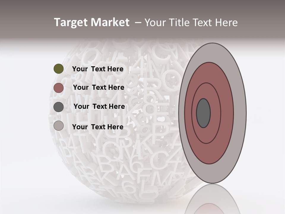 Globe Learn Uppercase PowerPoint Template