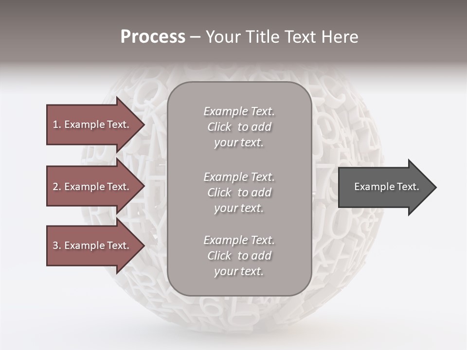 Globe Learn Uppercase PowerPoint Template