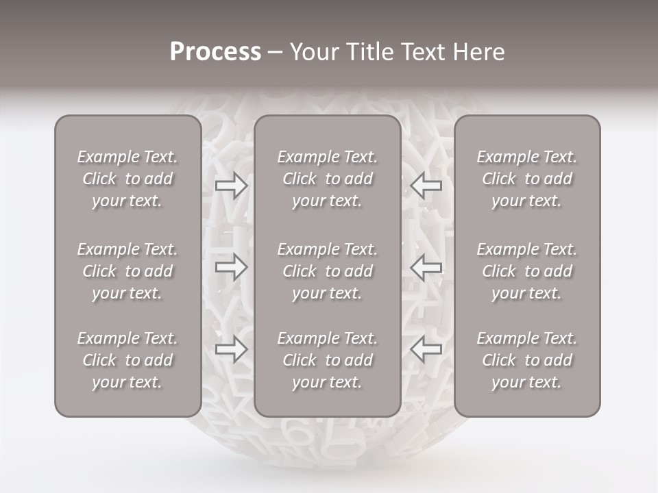 Globe Learn Uppercase PowerPoint Template