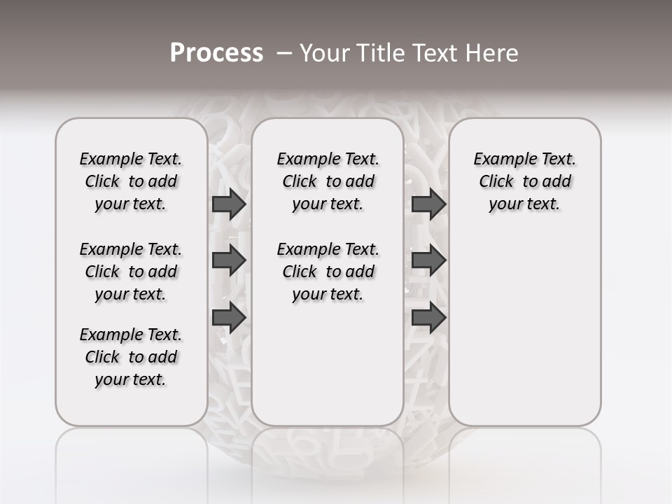 Globe Learn Uppercase PowerPoint Template