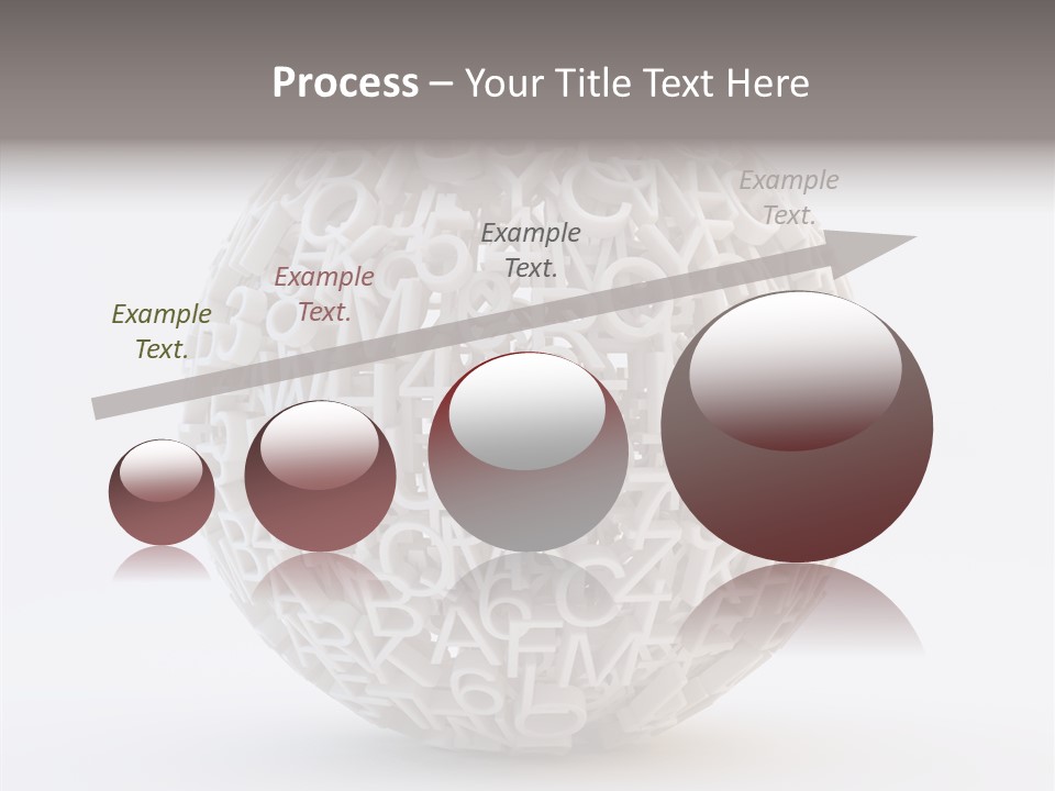 Globe Learn Uppercase PowerPoint Template
