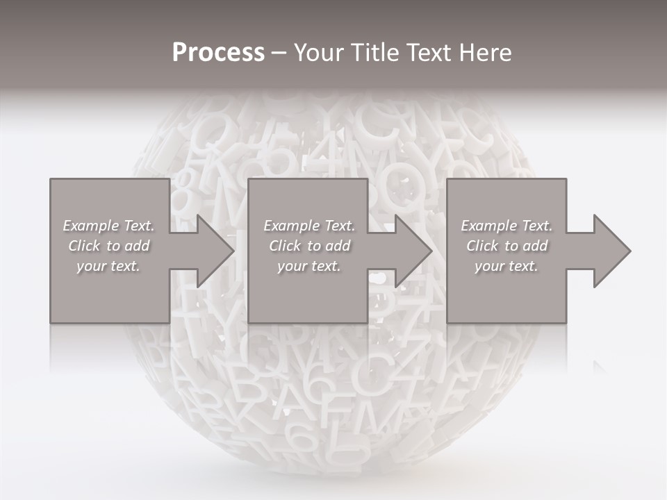Globe Learn Uppercase PowerPoint Template