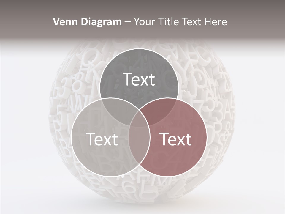 Globe Learn Uppercase PowerPoint Template