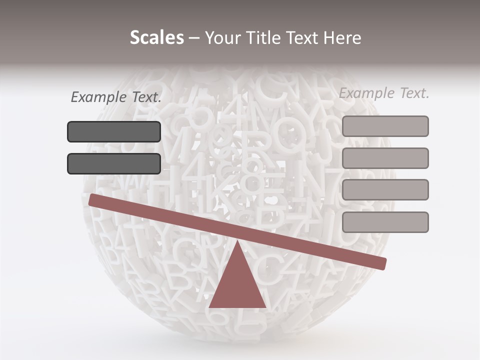 Globe Learn Uppercase PowerPoint Template