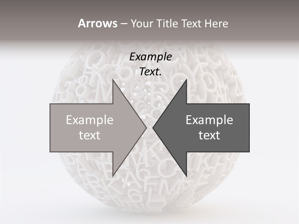 Globe Learn Uppercase PowerPoint Template