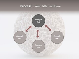 Globe Learn Uppercase PowerPoint Template