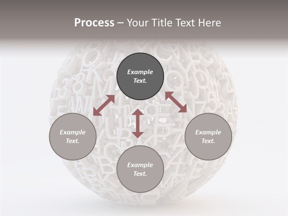 Globe Learn Uppercase PowerPoint Template