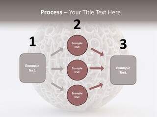 Globe Learn Uppercase PowerPoint Template