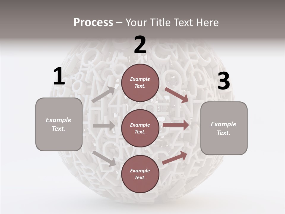 Globe Learn Uppercase PowerPoint Template