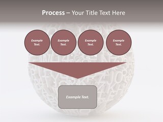 Globe Learn Uppercase PowerPoint Template