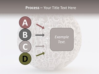 Globe Learn Uppercase PowerPoint Template