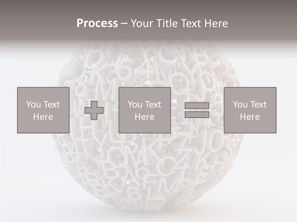 Globe Learn Uppercase PowerPoint Template