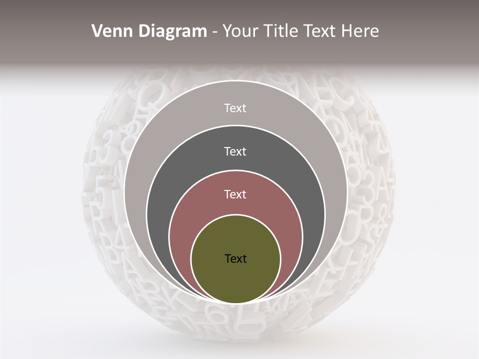 Globe Learn Uppercase PowerPoint Template