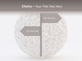 Globe Learn Uppercase PowerPoint Template