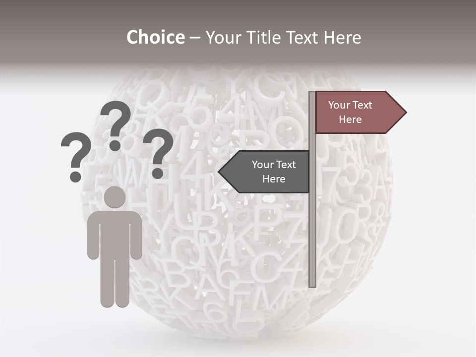 Globe Learn Uppercase PowerPoint Template