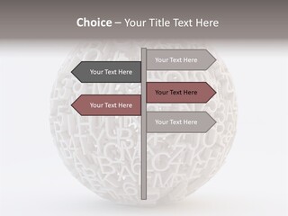 Globe Learn Uppercase PowerPoint Template