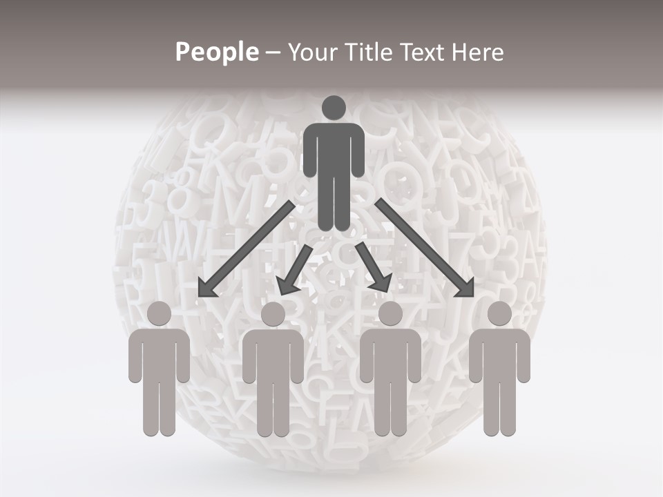 Globe Learn Uppercase PowerPoint Template