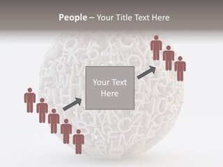 Globe Learn Uppercase PowerPoint Template