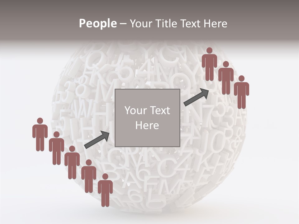 Globe Learn Uppercase PowerPoint Template