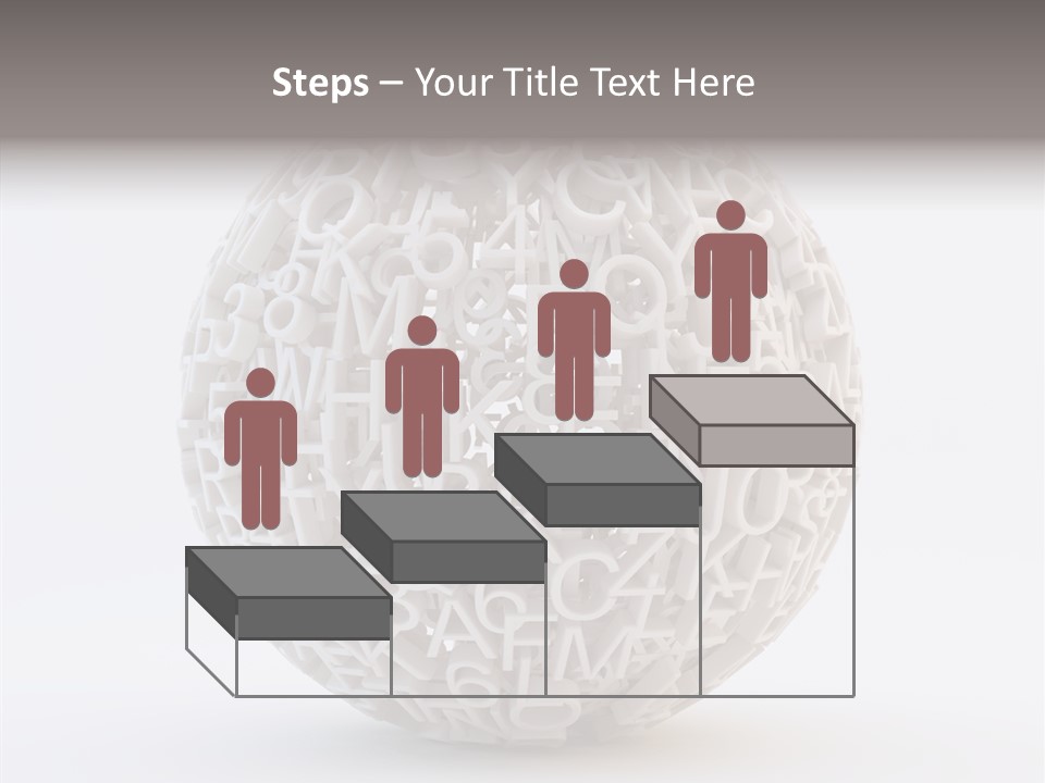 Globe Learn Uppercase PowerPoint Template