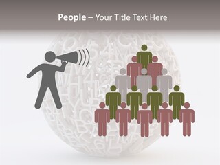 Globe Learn Uppercase PowerPoint Template
