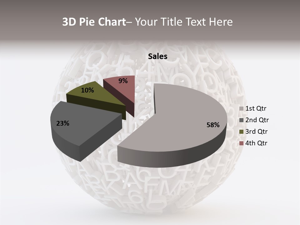 Globe Learn Uppercase PowerPoint Template