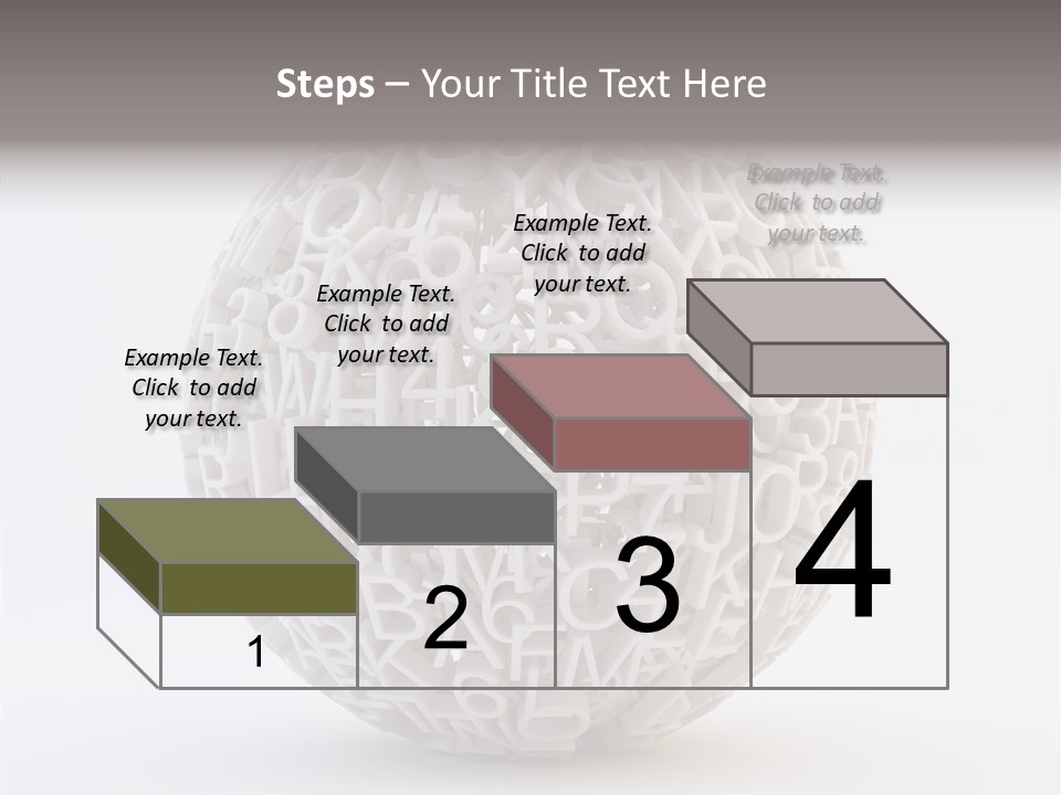 Globe Learn Uppercase PowerPoint Template