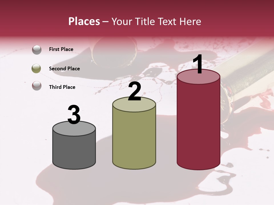 Violence War Gun PowerPoint Template