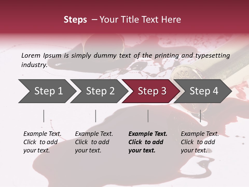 Violence War Gun PowerPoint Template